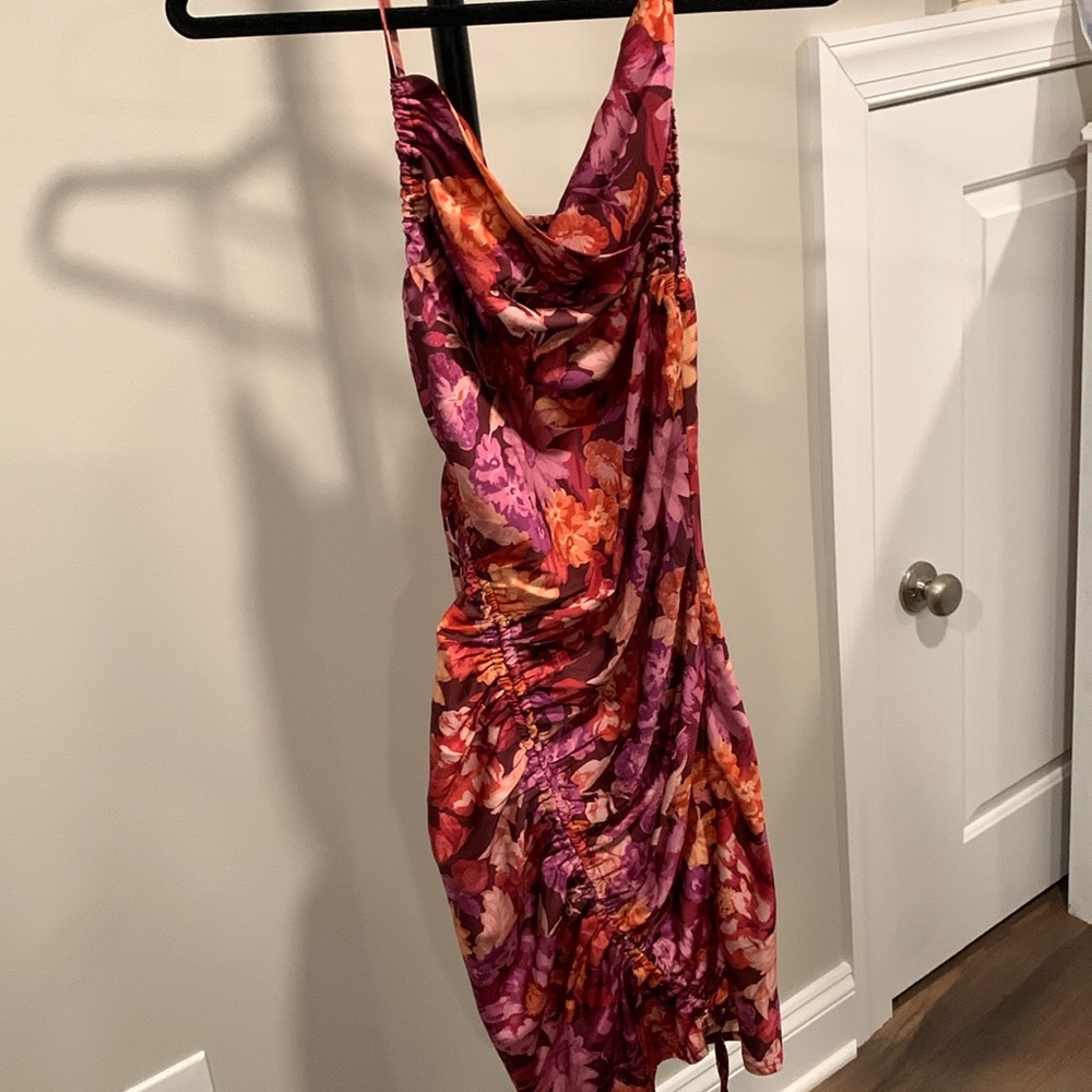 Fun floral mini dress
